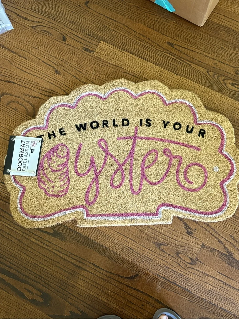 Anthropologie The World is Your Oyster Doormat